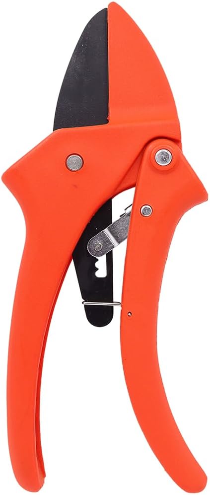 Zenport ZR110 Fiberglass Ratchet Pruner, 8.5-Inch , Orange