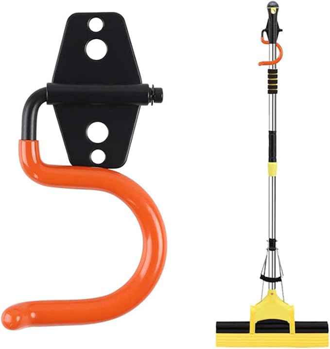 Garage Hooks 22 Pack Heavy Duty Garage Storage Hooks Steel Tool Hangers for Garage Wall Mount Utility Hooks and Hangers with Anti-Slip Coating for Tools Organizer Ladders Bikes Bulky Items