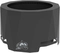 Blue Sky Outdoor Living NHL Colorado Avalanche 24” Steel Peak Patio Smokeless Fire Pit, Firewood and/or Wood Pellet Burning