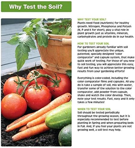 Luster Leaf 1601 Rapitest Test Kit for Soil pH, Nitrogen, Phosphorous and Potash, Twо Расk