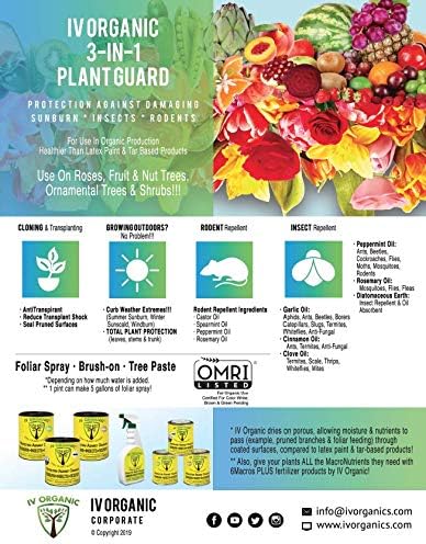 IV Organic 3-in-1 Plant Guard, 1 Pint (Greige)