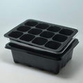 Newooh Seedling Starter Trays Sets， Seed Starter Tray Cells Seed Tray Plant Germination Kit Garden Seed Starting Tray with Dome and Base Plus Plant Tags Hand Tool Kit, Random Color Garden Gift