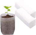 gardtree 400PCS 5.5×6.3 Inch Breathable Plant Grow Bags - Biodegradable Non-Woven Plant Nursery Bags for Seed Starting, Indoor/Outdoor Vegetables, Herbs & Flowers | Easy Transplant, Space Saving