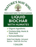 Nature’s Way Soil Root Growth & Nutrient Retention Soil Conditioner – Biochar Enhanced Liquid Plant Food for Gardens, Lawns & Raised Beds – Improves Fertilizer Efficiency & Soil Microbial Activity