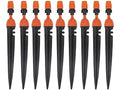 CTKcom Micro Spray Adjustable 360 Degree Water Flow Irrigation Drippers on Stake Emitter Drip System,Pack of 25