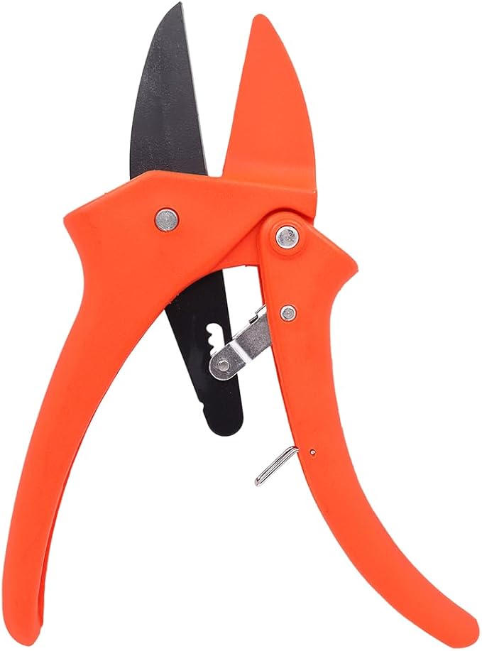 Zenport ZR110 Fiberglass Ratchet Pruner, 8.5-Inch , Orange
