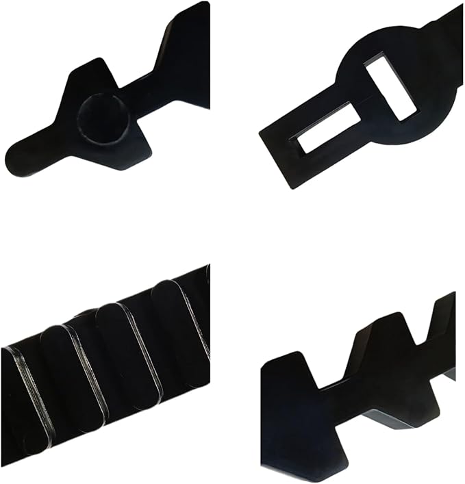 Heavy Duty Tree Stake Supports Adjustable Tree Straightening Ties Tree Limb Bands 5pcs Tree Training System Flexible Rubber Locking Straps - Cable, Plant & Tree Ties for Staking (23.6 Inch)
