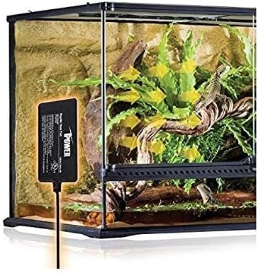 iPower 4x7 Inch Reptile Heat Pad Under Tank Heater, Energy-Efficient & Waterproof Design Terrarium Warmer Mat for Turtles, Lizards, Snakes & Small Pets