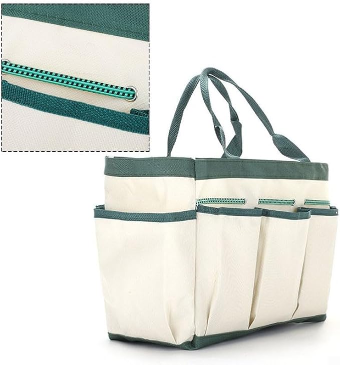 600D Oxford Cloth Garden Tool Storage Bag, Foldable and Portable for Efficient Organization and Transport of Gardening Tools 31 5 * 25 * 16cm