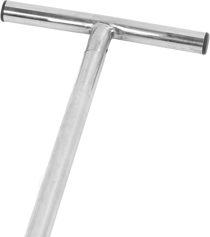Stainless Steel T Handle Probe Rod with Reusable Sample Bags, Portable Soil Sampler, Soil Test Kits for Lawn Garden Farm Soil Sampling, Easy Setup Soil Core Sampling Kit