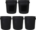 SILKIR W Grow Bags, 7 Gallon, Black