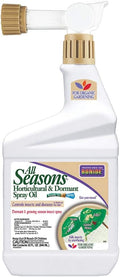 Bonide All Seasons Horticultural & Dormant Spray Oil, 32 oz Ready-to-Spray, Disease Prevention and Insect Killer for Organic Gardening