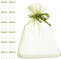 SUPVOX Fruit Protection Bags Mesh Netting with Drawstring 50 Pcs Reusable Organza Garden Bags for Oranges Mangoes Outdoor Fruit Tree Protection