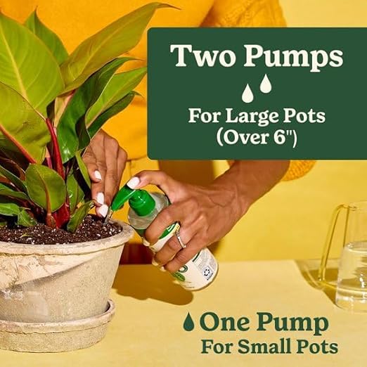 Miracles-Grows Indoor Plant Food for All Plants, Liquid Fertilizer, Instant Nutrition, Houseplants, Flowers, Vegetables, Herbs, 8 fl oz, 1 Pack