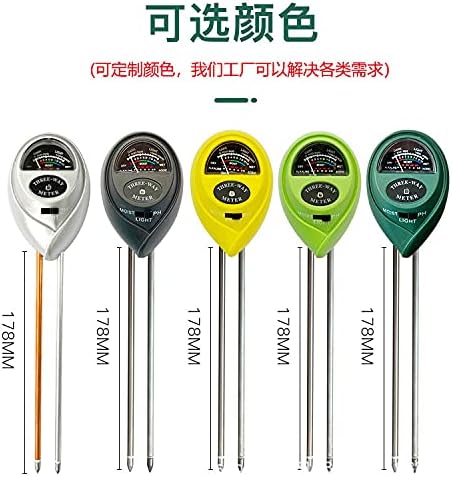 Soil PH Meter, 3-in-1 Soil Moisture/Light/pH Tester Gardening Tool Kits for Plant Care, for Garden, Lawn, Farm, Indoor & Outdoor Use(2 Pack)