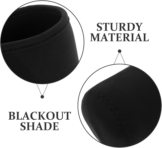 YARNOW Mason Jar Blackout Sleeves 6-Pack 16Oz Hydroponic Bottle Covers Light Control Sleeves for Seed Germination Sprouting Wide Mouth Mason Jars Home Gardening