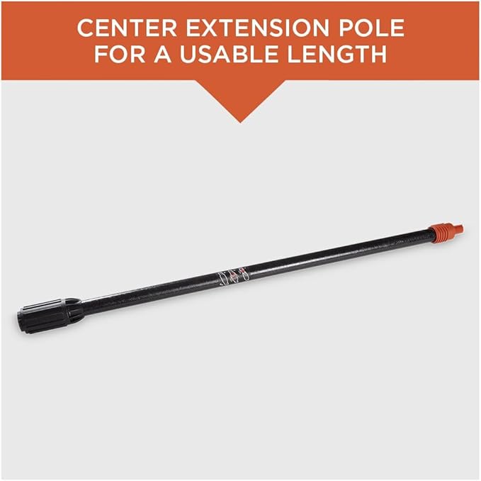 BLACK+DECKER 20V Max Pole Saw for Tree Trimming, Lightweight, Rechargeable Cordless, Extension up to 14 ft Reach, Tool Only, Electric Pole Saw (LPP120B)