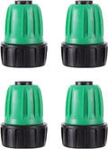US Standard 4 Pcs 3/4" to 1/2" Faucet Irrigation Hose Adapter, 3/4 inch Faucet to1/2 inch Drip Irrigation Tube, 3/4" Faucet to1/2" Irrigation Tubing Faucet Adapter Drip Irrigation Hose Connector