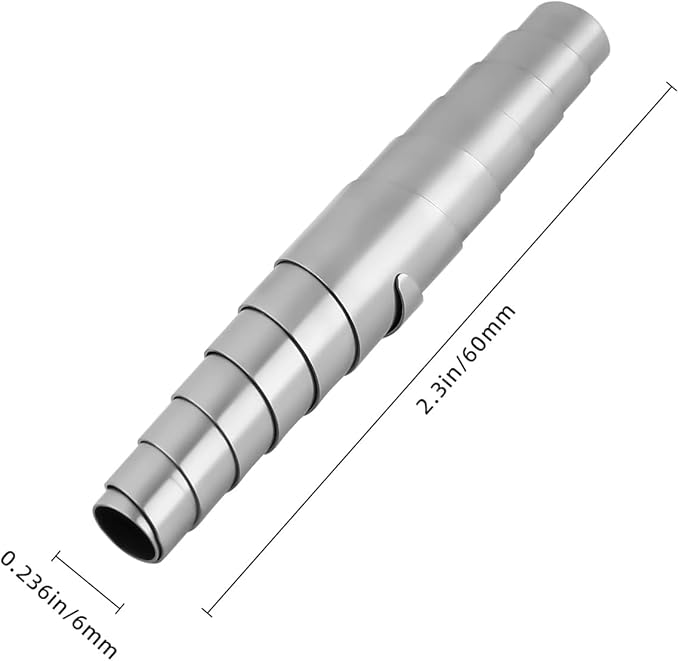 Replacement Springs for Hand Pruners, 6cm Standard Fitting Stainless Steel Heavy Duty Volute Spring for Pruners Models, Pruning Shears Springs, Spring Scissors Parts & Accessories (Silver, 7)