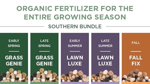 The Andersons Lawnbox® Southern Organic Fertilizer Bundle | Full Season Organic Fertilizer Program | Covers up to 2,500 sq ft