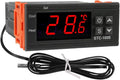 STC-1000 Digital Temperature Controller AC 10A 220V Digital LED Temperature Controller Heating Cooling Centigrade Thermostat 2 Relays Output with NTC Sensor Probe(220V)