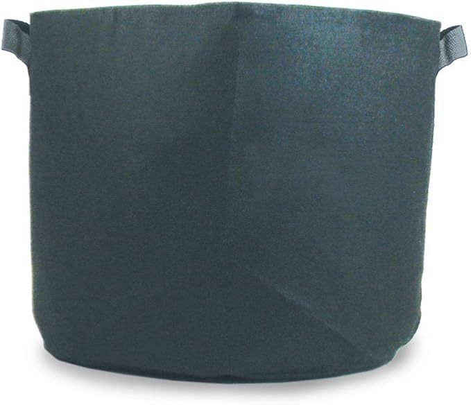 HTG Supply Phat Sacks 7-Gallon Indoor/Outdoor Black Fabric Grow Pot - 100-Pack