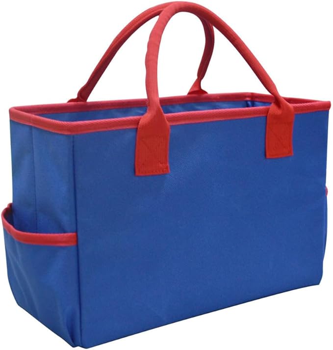 Garden Tool Kit, 5 Side Pockets Garden Tote, 600D Oxford Cloth Garden Tool Storage Bag, Gardening Tool Kit Holder (Tools Not Included)