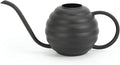 Plant Watering Bottle, 400ml/14oz, Retro Style Watering Can, Matte, Frosted (Black)