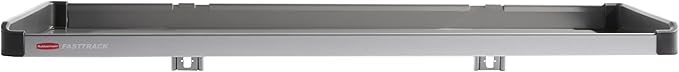 Rubbermaid FastTrack Rail Large Shelf Organization System, Holds up to 50 Pounds, Ideal for Cleaning Products/Garden Supplies/Laundry Products