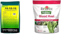 Southern Ag All Purpose Granular Fertilizer 10-10-10, 5 LB Size: 5 LB & Burpee Organic Blood Meal Fertilizer | Add to Potting Soil | Excellent Natural Source of Nitrogen