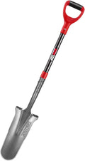 Drain Spade, Digging Garden Shovel with Fiberglass Handle for Digging,Gardening,Trenching,Transplanting,44 inches
