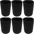 YARNOW Mason Jar Blackout Sleeves 6-Pack 16Oz Hydroponic Bottle Covers Light Control Sleeves for Seed Germination Sprouting Wide Mouth Mason Jars Home Gardening