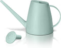 Plastic Watering Can - for Home Plant Garden - 1/2 Gallon - Light Green