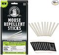 Grandpa Gus's Natural Mouse Repellent Stick, Patented Delivery of Concentrate Peppermint Scent, Plant-Based, Humane Rodent Repellent for Home, Campers & RVs, Pack of 10
