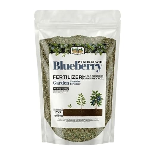 Blueberry Fertilizer 10-10-10 NPK - Enhanced with Ammonium Sulfate for Optimal Growth, Rich Berries, Strong Roots - Eco-Friendly, Balanced Feed for Blueberry Bushes (5/10/15/20 lbs) (5.0, Pounds)