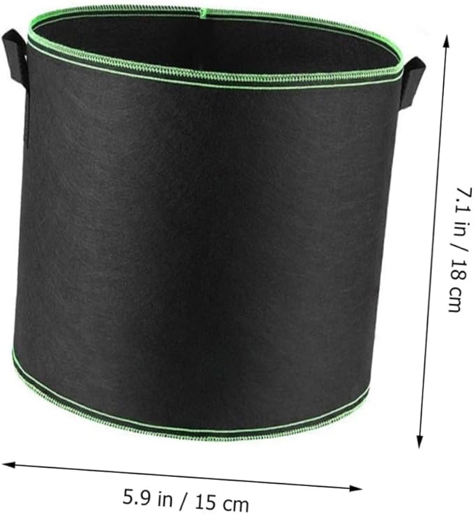 3pcs 1 Gallon Non-Woven Plant Growing Bags with Handles for Vegetables and Flowers, Breathable Potato and Tomato Planting Pouch Garden Planters for Outdoor Use