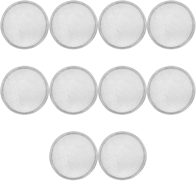 10 Pack Stainless Steel Sprouting Lids for 86mm Wide Mouth Mason Jars - Reusable Mesh Filter Strainer Screens for Beans, Alfalfa, Broccoli Sprouts - Easy Clean