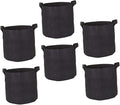 Luxshiny 6pcs Nonwoven Felt Plant Growing Bags with Handles, 35x30cm Thickened Garden Nursery Grow Bags for Vegetables Flowers Indoor Outdoor Planting