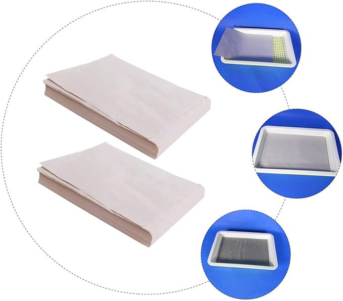 100 Sheets Germinating Nursery Paper for Vegetable Planting Moisture Retentive Plant Growing Paper for Seed Germination Trays in Farms