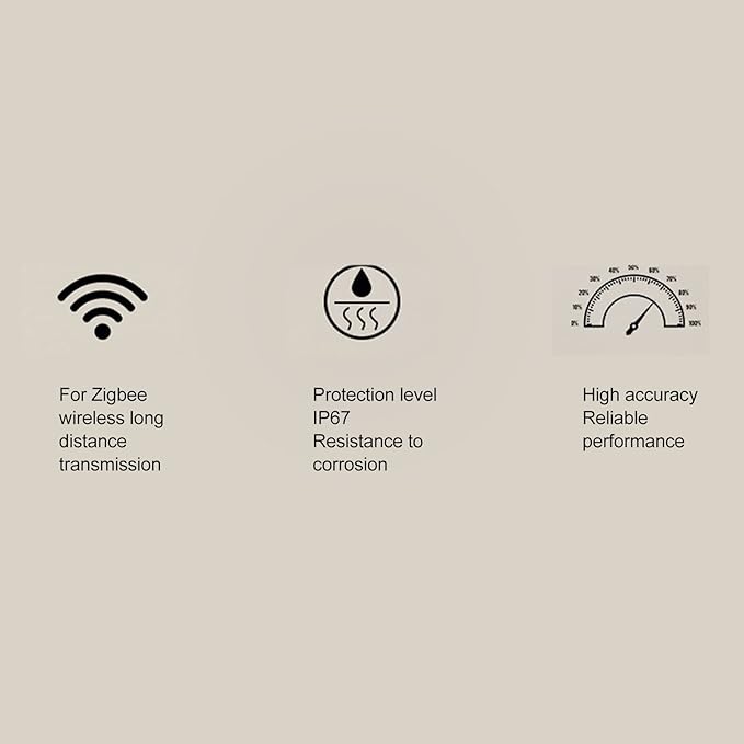 Fockety Plant Monitor Soil Test Kit,Flower Care Soil Tester for Zigbee Smart Plant Intelligent Sensor Plants Detector Bluetooth Monitor for Light Fertility Temperature