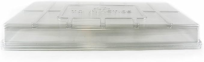 Living Whole Foods Plant Tray Clear Plastic Humidity Domes: Pack of 10 - Fits 10 Inch x 20 Inch Garden Germination Trays - Greenhouse Grow Covers