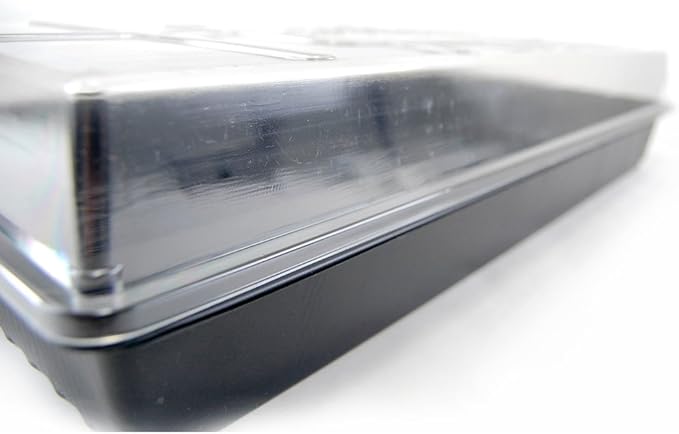 Living Whole Foods Plant Tray Clear Plastic Humidity Domes: Pack of 10 - Fits 10 Inch x 20 Inch Garden Germination Trays - Greenhouse Grow Covers