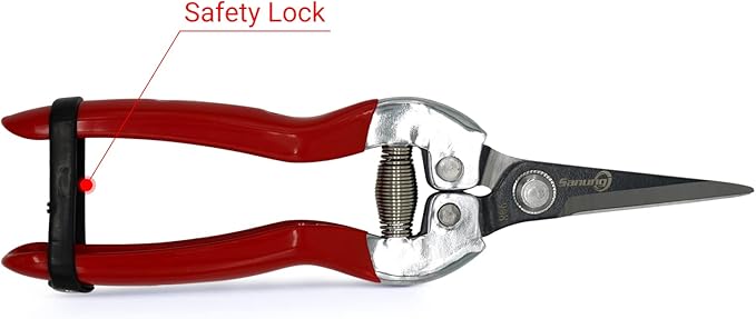 Sanung Pruning Shears Garden Tools Shears Lasting Sharp Labor-Saving for Trimming Plants Fruit Branches Shrub and Flower Suitable for Parks and Courtyard