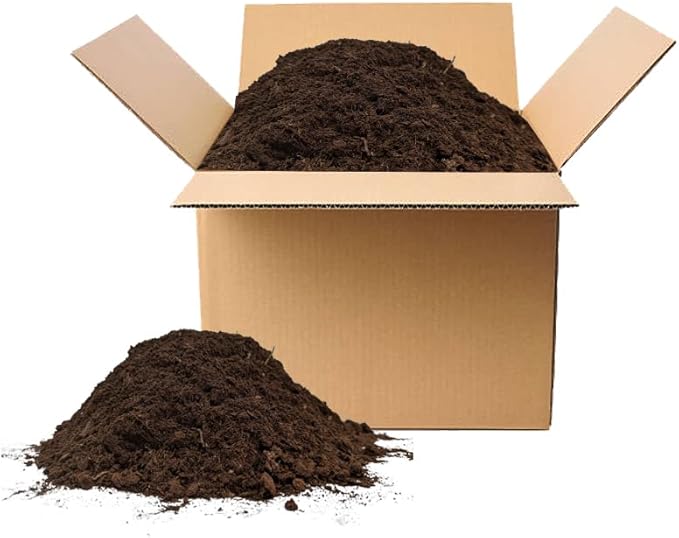 Organic Peat Moss, 3.8 Cu. Ft. – 100% Sphagnum Peat Moss, SEMI Compressed, for Potted Plants & Seed Starting – Organic Gardening for Indoor and Outdoor use (3.8 Cu. Ft.)