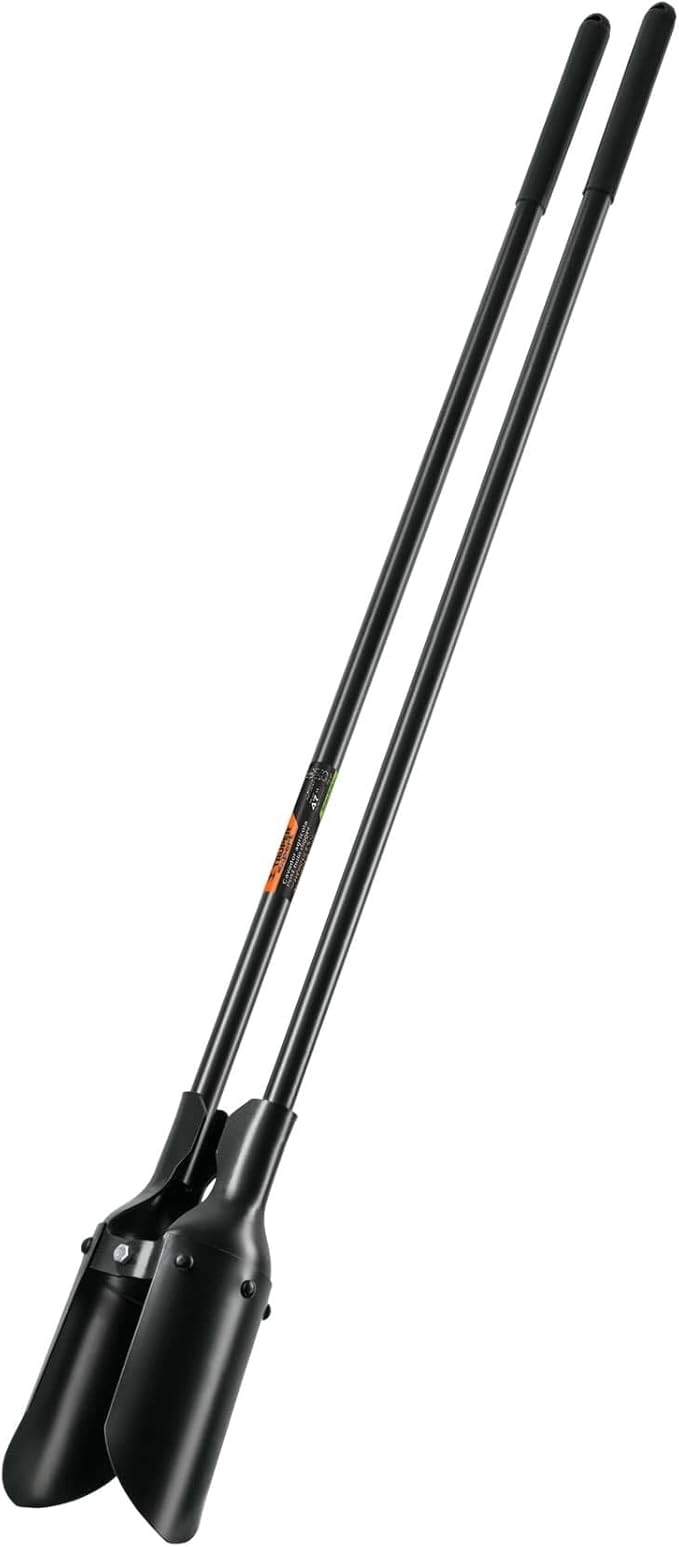 TRUPER CA-38M 47" Steel Handles Hercules Pattern Post Hole Digger