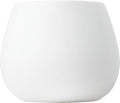 Kate Sleek Matte White Plant Pot Indoor, 5 Inch Pot for Plants, Lightweight, Minimal Style, Tabletop Decorative Garden Pot at Living Room, Work Desk, Ceramic Cachepot for Indoor Plants, Faux Flower