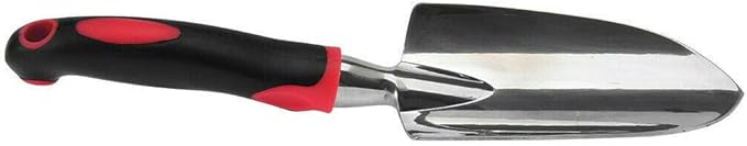 Y&Y Decor Garden Tool Set, 3 Piece Cast-Aluminum Heavy Duty Gardening Kit Includes Hand Trowel, Transplant Trowel and Cultivator Hand Rake with Soft Rubberized Non-Slip Ergonomic Handle, Garden Gifts