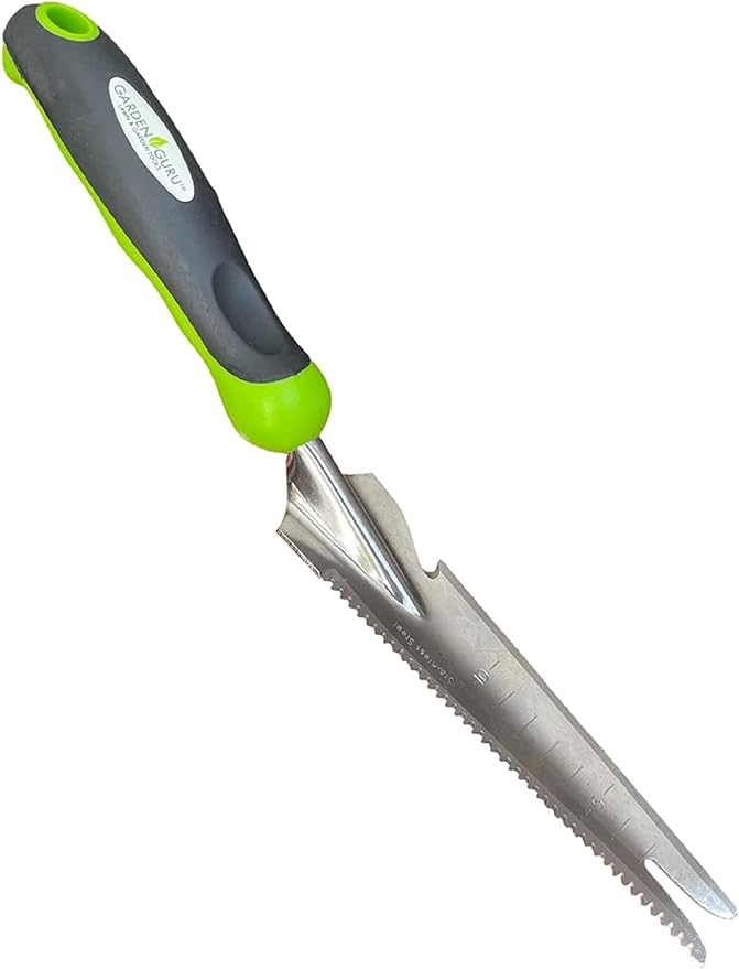 Garden Guru Hand Weeder Trowel with Ergonomic Handle – Stainless Steel Weeding & Digging Knife – Rust Resistant - Perfect for Weeding, Transplanting, Digging, Pruning, Cutting - 1 Case (50 Pcs)