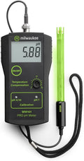 Milwaukee MW101 LED Economy Portable pH Meter with Manual Calibration, 0.0 to 14.0 pH, +/-0.2 pH Accuracy, 0.01 pH Resolution