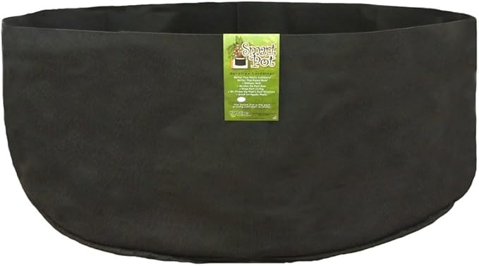 Smart Pots 700-Gallon Smart Pot Soft-Sided Container, Black